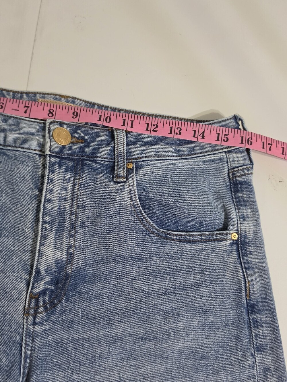 KUT From The Kloth Gwen Jeans 6P Wide Leg Slouchy High Rise Raw Hem Crop Denim - Picture 8 of 12